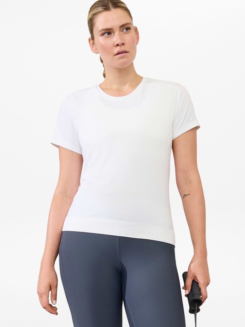 Athleta In Motion Seamless Tee Sz S / M